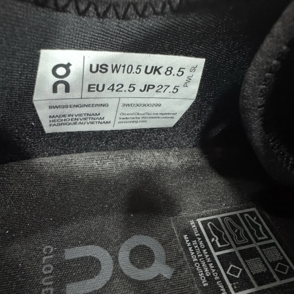 NWOT On Running Cloud Athletic Shoes - Picture 4 of 5